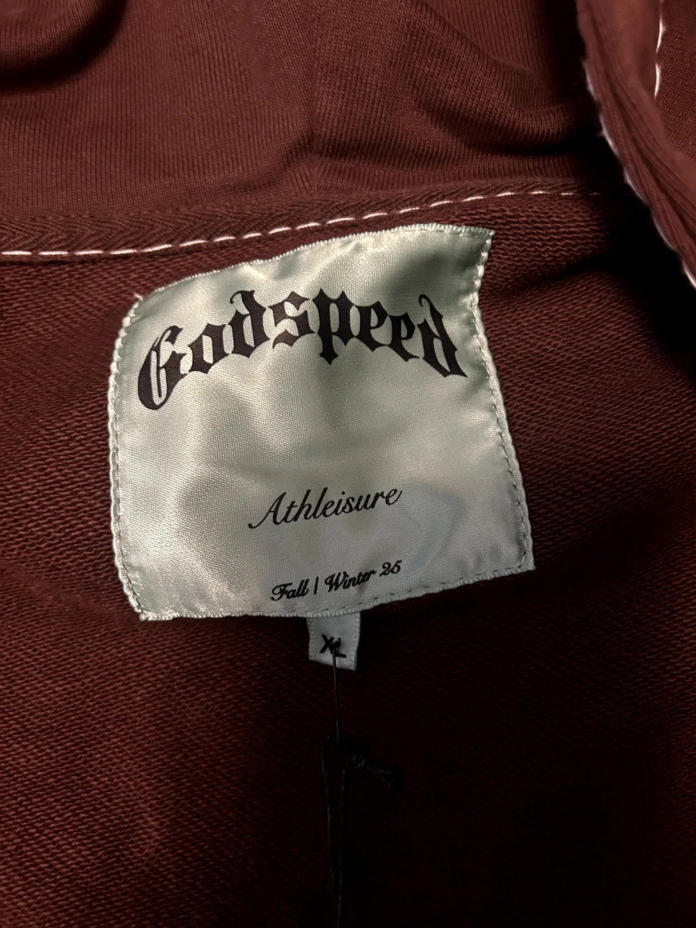 Godspeed Brown Zip-Up Hoodie - Picture 3 of 5